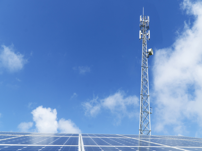 Home solar panel and tower